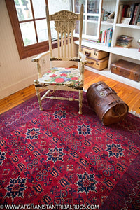 Bokhara Afghan Rug 