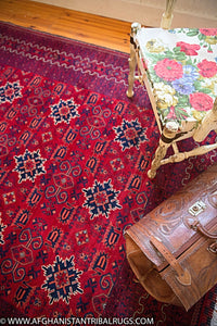 Bokhara Afghan Rug 