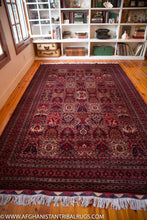 Load image into Gallery viewer, Bokhara Afghan Rug designed by Bakhtiari 