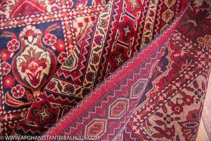 Bokhara Afghan Rug designed by Bakhtiari 