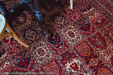 Load image into Gallery viewer, Bokhara Afghan Rug designed by Bakhtiari 