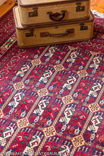 Load image into Gallery viewer, Royal Bokhara Afghan Rug (Large) designed by Shotori Bagmal 